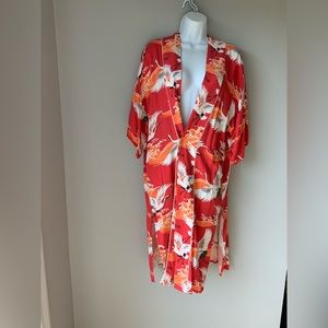 Forever 21 beach cover up, Kimono, midi, sz small